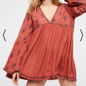 Free People Embroidered Dress
